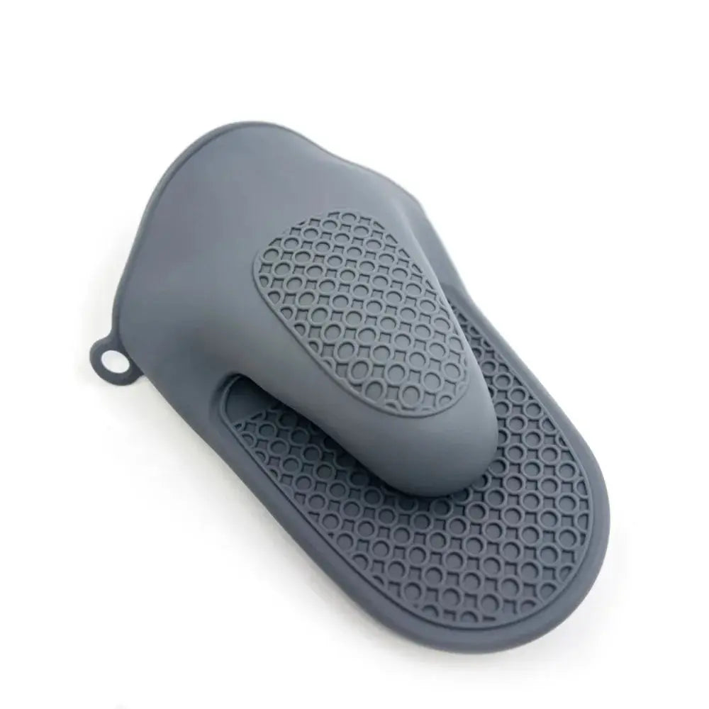 Silicone Oven Mitt | Heat Resistant | Non Slip Grip | Black Grey Red Blue