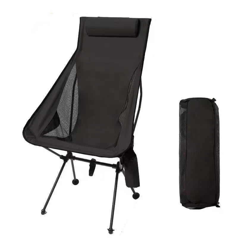 Folding Camping Chair | Aluminum Alloy Frame | Headrest | One Size