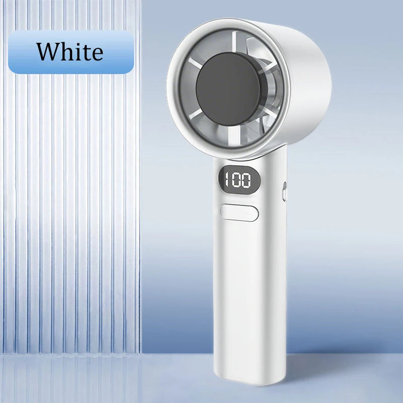 Handheld Fan | Lenovo | USB Rechargeable LED Display | One Size