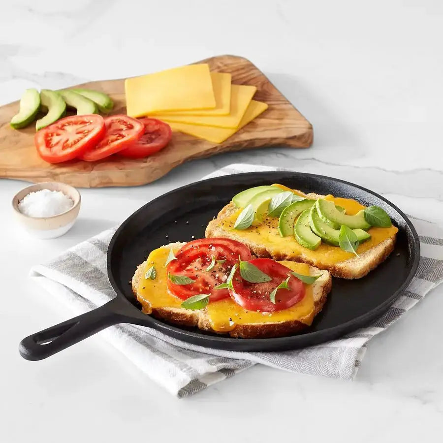 PreSeasoned Cast Iron 5 Pieces Kitchen Pots and Pans Cookware Set, Black, 14.17 x 12.2 x 10.63 in from PriceLows™