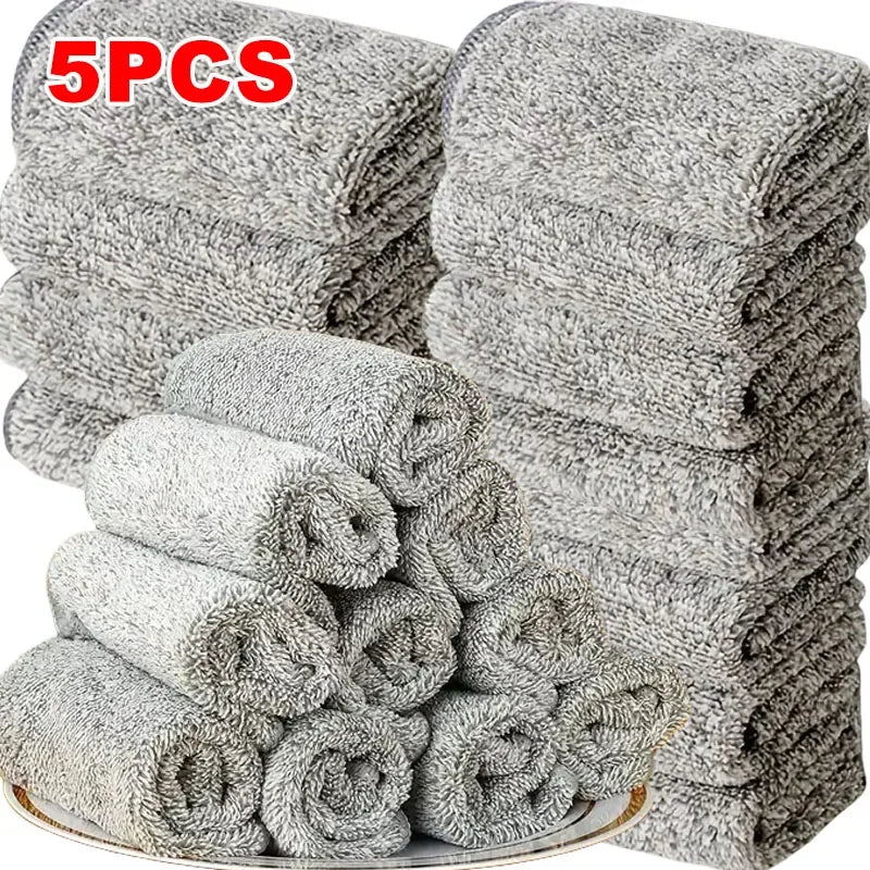 Microfiber Cleaning Cloths | Absorbent | Stain-Removing | One Size
