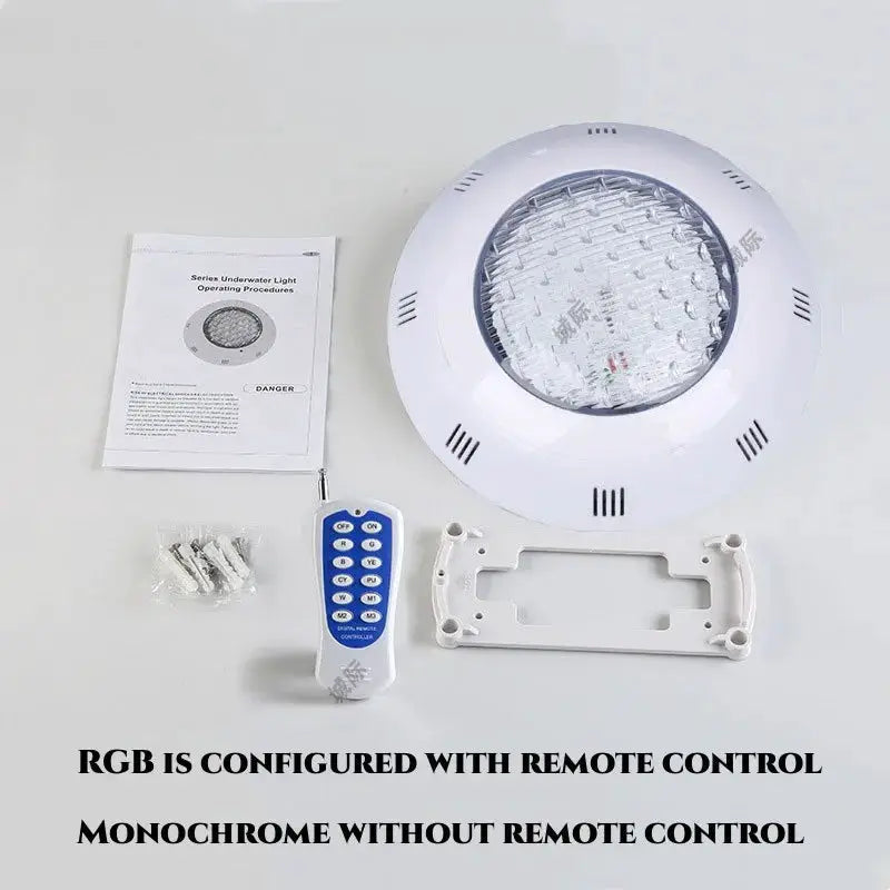 20W 30W 40W 50W 60W 70W LED Underwater Swimming Pool Lights RGB Color Changing AC12V IP68 Waterproof Lamp with Remote Controller from PriceLows™