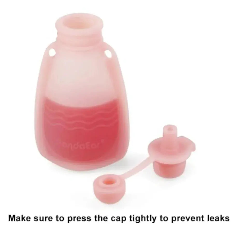 Reusable Silicone Baby Food Pouches | BPA-Free | 5 Oz Capacity | 4 Pack