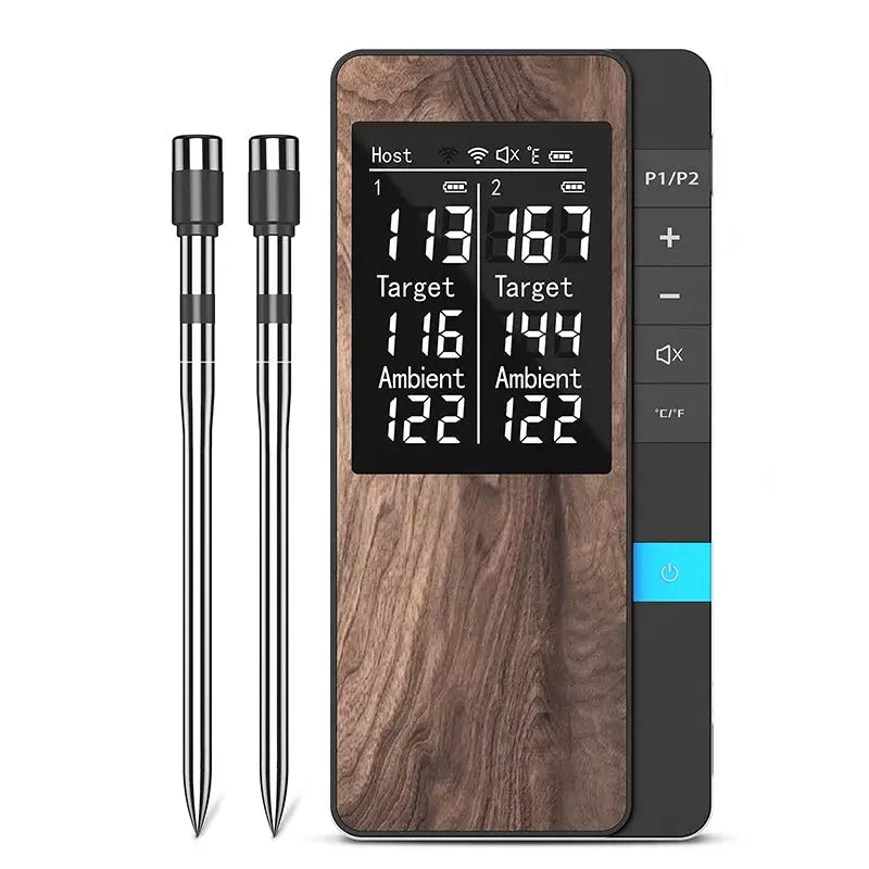 Wireless Meat Thermometer-Multi Sensors Digital Food Thermometer with Ultra-Thin Probes, Accuracy Smart Bluetooth Meat Thermomet from PriceLows™