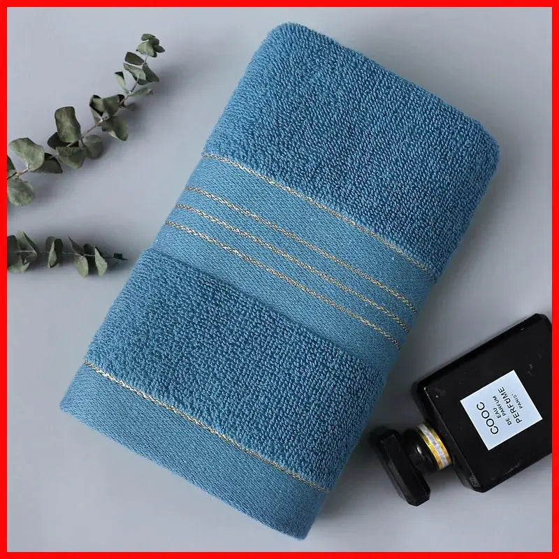 All-cotton Class A Thickened Absorbent Jacquard Polyester-cotton Skin-friendly Face Towel Bath Pure Cotton Towel Adult Towel from PriceLows™