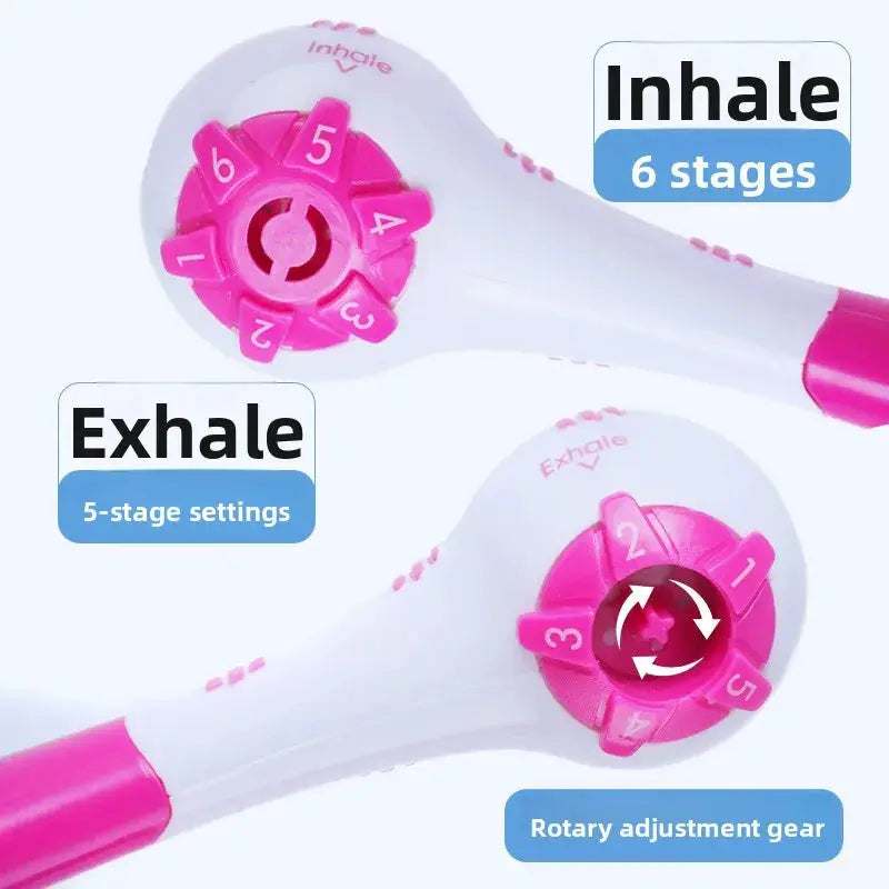 Breath Trainer | Adjustable Resistance | Compact Size | Multiple Color Options