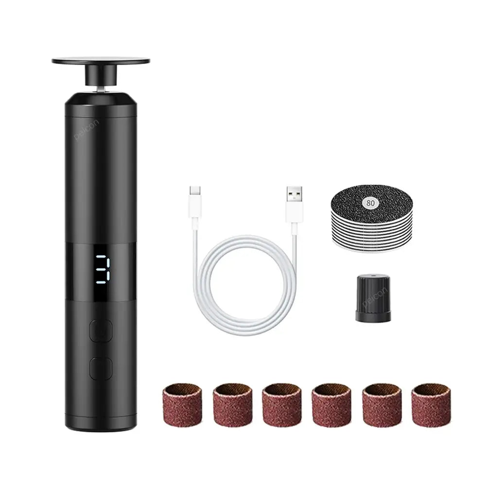 Electric Foot Grinder Rechargeable Foot Callus Predicure Remover Heels Dead Skin Grinding Machine Nails Gel Foot File Remover from PriceLows™