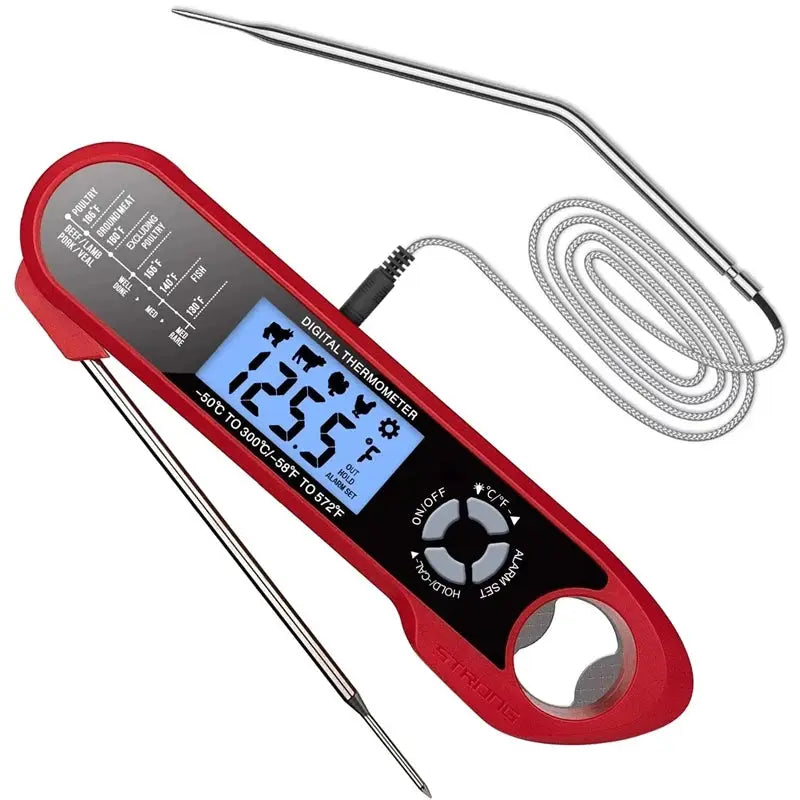 Kitchen Food Digital Thermometer Dual Probe Oven Cooking Meat BBQ Thermometer With LCD Screen Alarm Function Temperature Gauge from PriceLows™
