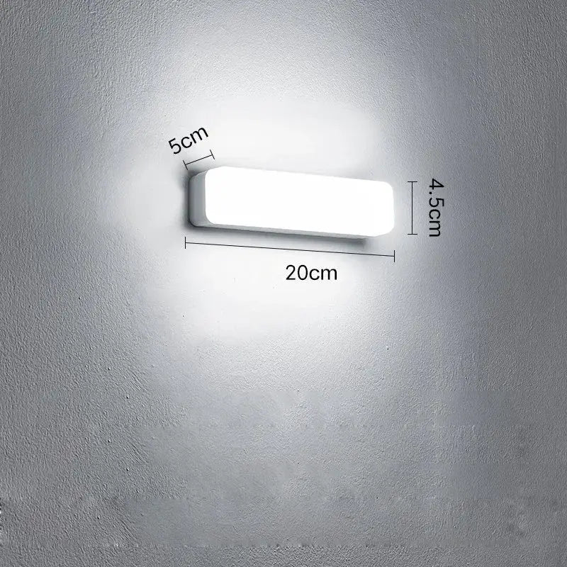 Modern LED Wall Lamp 40/20cm 18W 13W Mirror Light Bathroom Toilet Lamps White Long Strip Fixture Home Decor Led Lighting AC 220V from PriceLows™