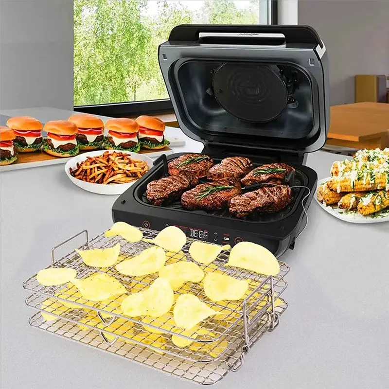 Air Fryer Rack | Three-Layer | Ninja Foodi XL Compatible | Accessories