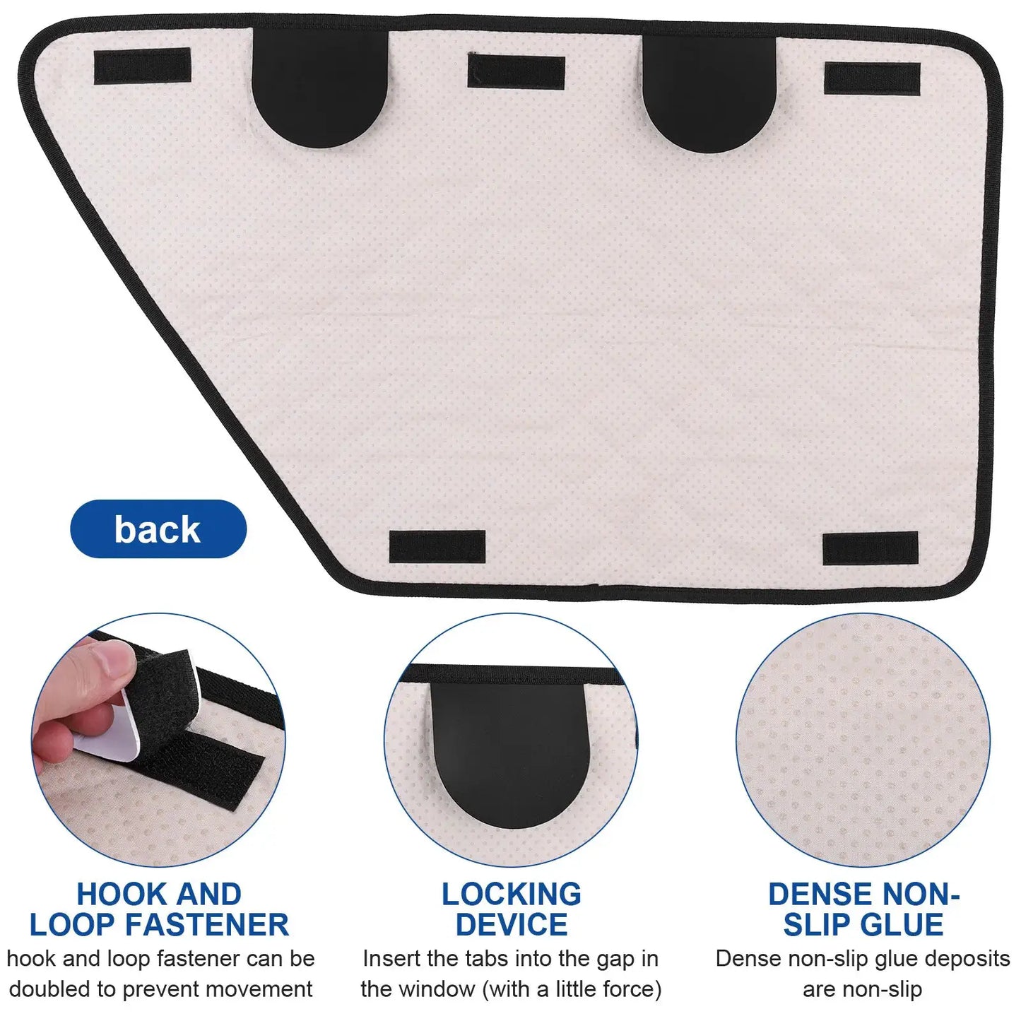 2Pcs Oxford Waterproof Car Door Cover for Dog Anti-Scratch Car Interior Cover Washable Car Door Protect Mats for Car Truck & SUV from PriceLows™