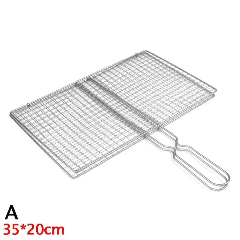 Barbecue Grilling Basket | Foldable Handle | Large Cooking Area | M/L