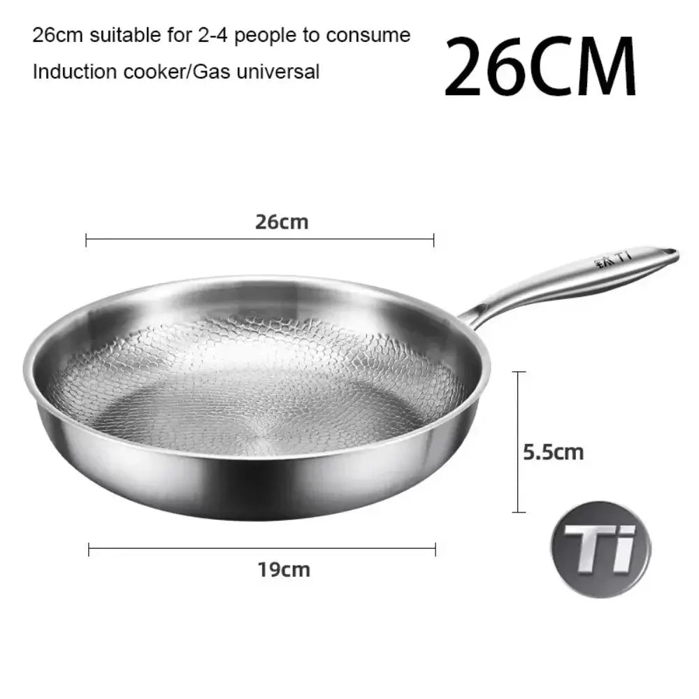 Titanium Omelet Pan | Induction Compatible | Nonstick | One Size