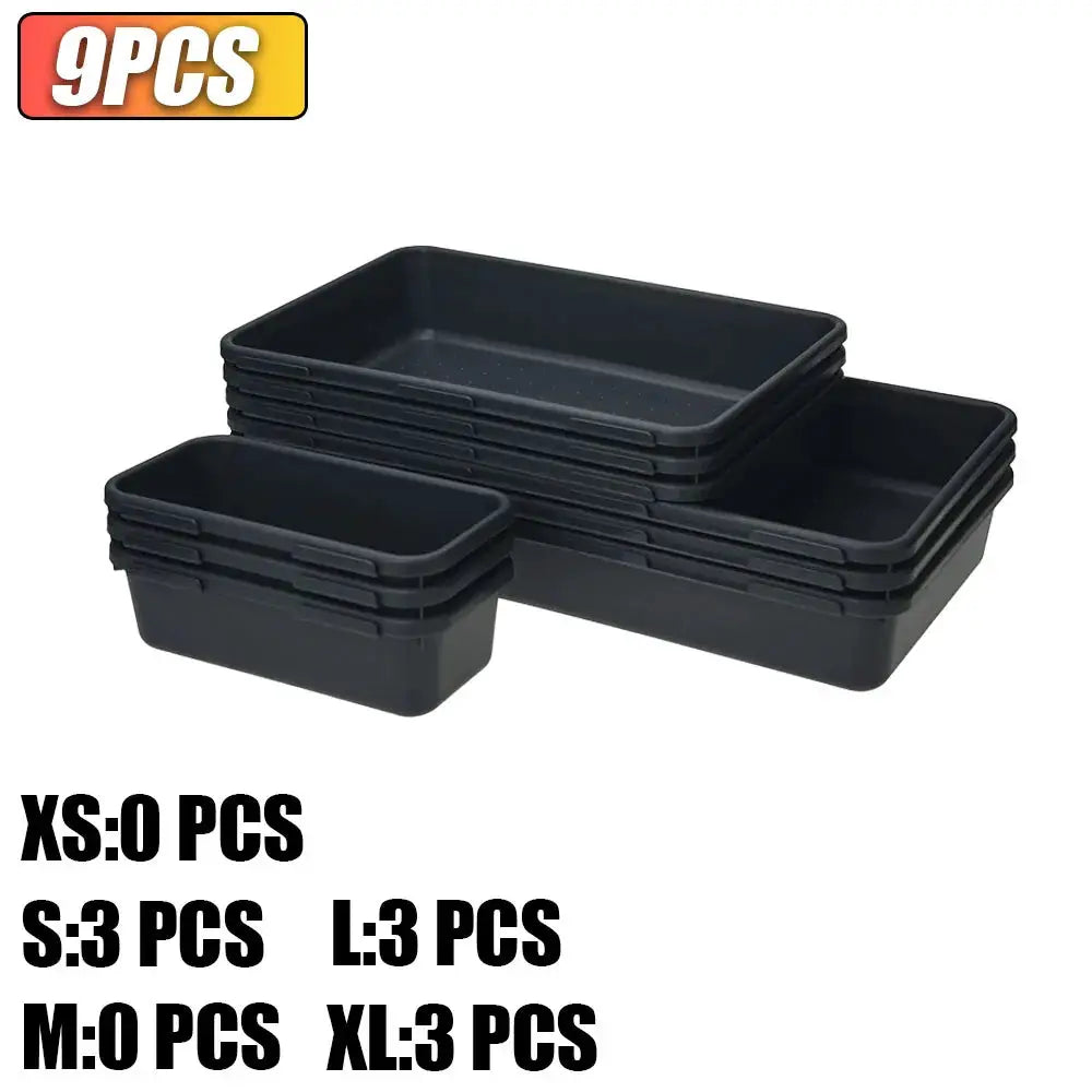 5 Sizes Tool Box Organizer Tray Divider Set Drawer Organizer Bin Garage Organization and Storage Toolbox Rolling Tool from PriceLows™