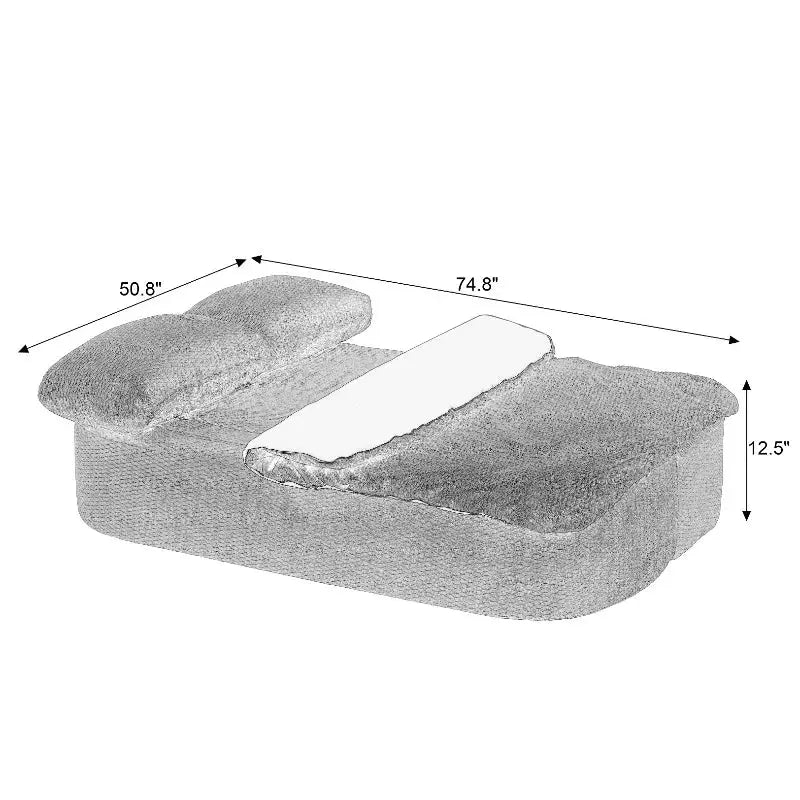 Convertible Sleeper Sofa, Modern Folding Futon Floor Foam Compression Sofa Bed Couch for Living Room Bedroom ApartmentConvertible Sleeper from PriceLows™
