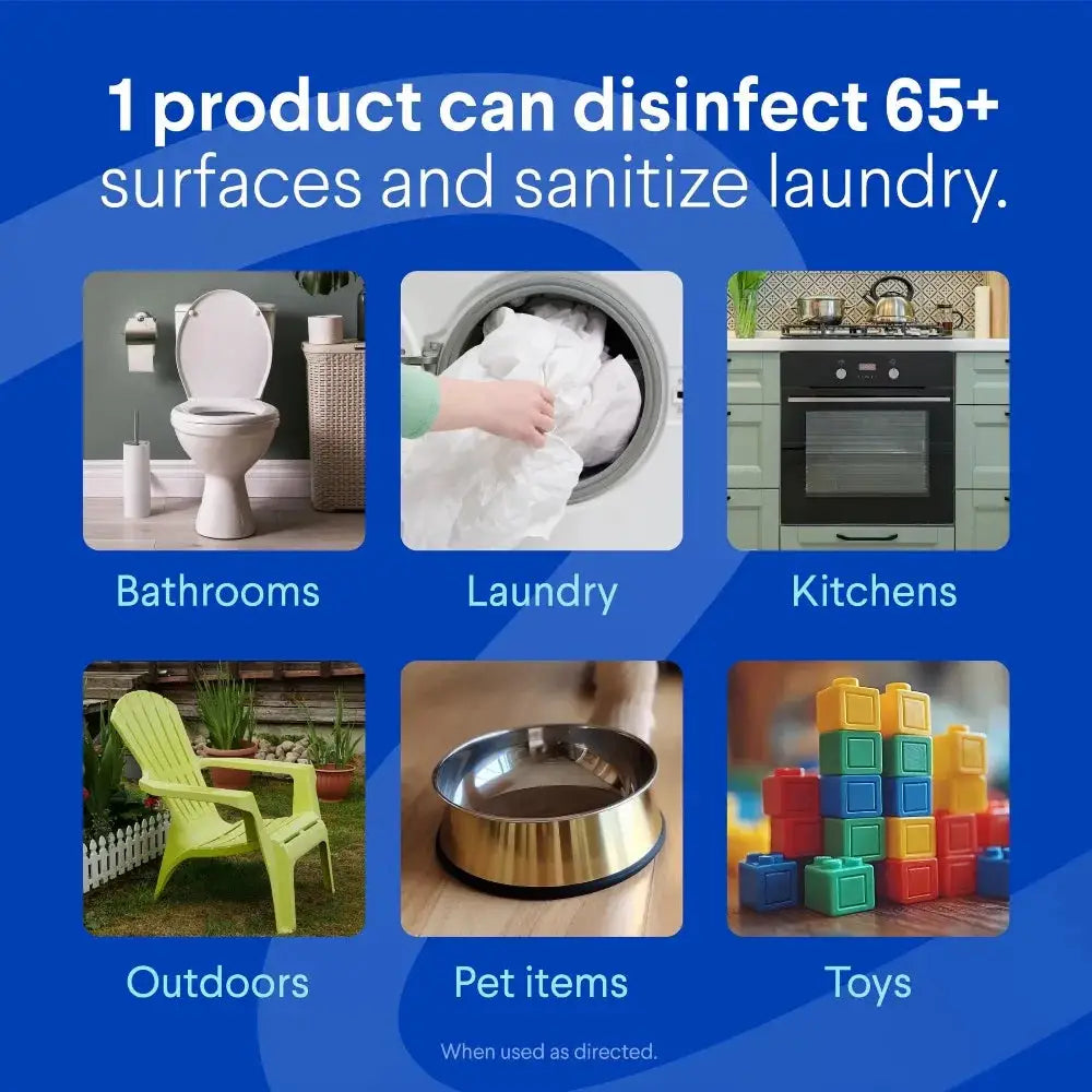 Disinfecting Bleach Cleaner | 43 Fl Oz | Five In One | Regular Scent