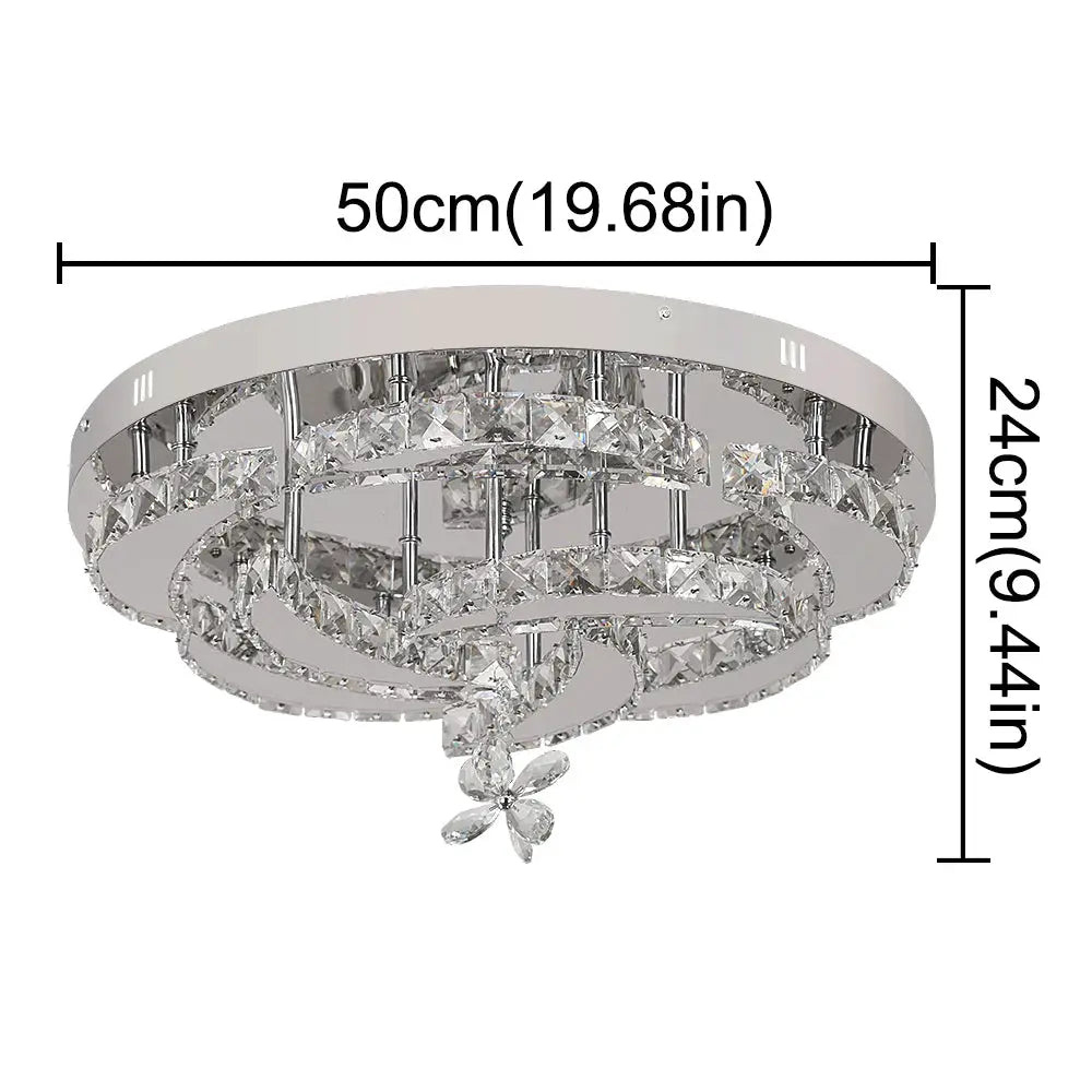 VETRULUS Luxury K9 Crystal Chandelier Modern Ceiling Lamp Led Living Dining Room Decor Pendant Light Dimmable Lustre Home from PriceLows™