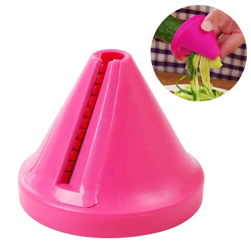 Rotating Vegetable Shredder | Stainless Steel | Spiral Grater | 6.5 X 5.5 Cm