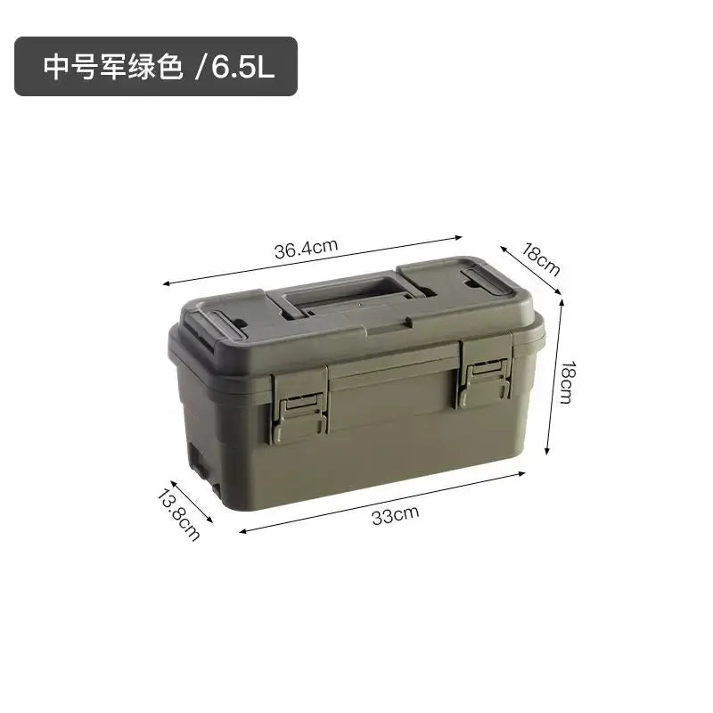 4L/6.5L Stackable Bins Storage Connectable Toolbox Multiple Functions Storage Boxes & Bins Plastic Container Storage from PriceLows™