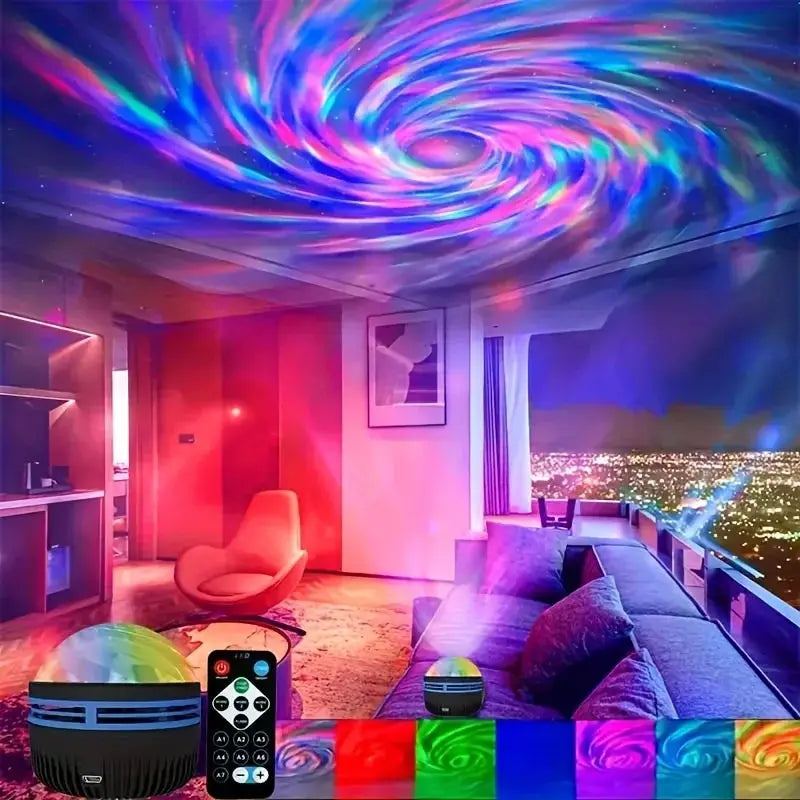 LED Night Light Galaxy Projector | Remote Control | 7 Modes