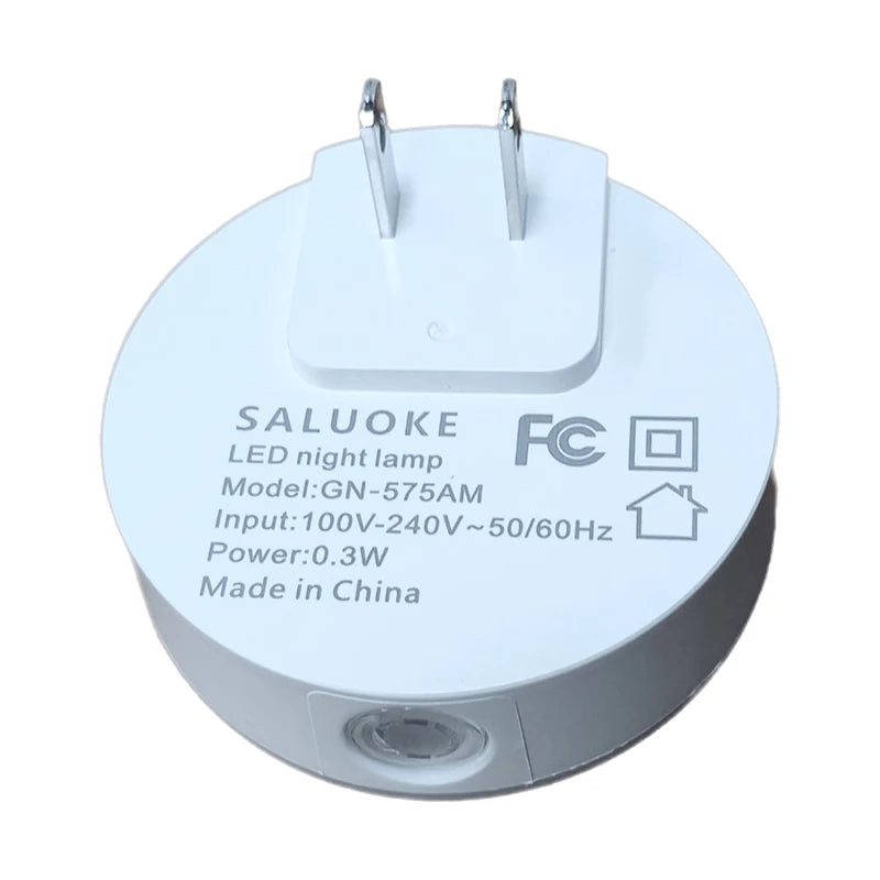 LED Night Light | Light Sensor | EU US Plug | 10cm