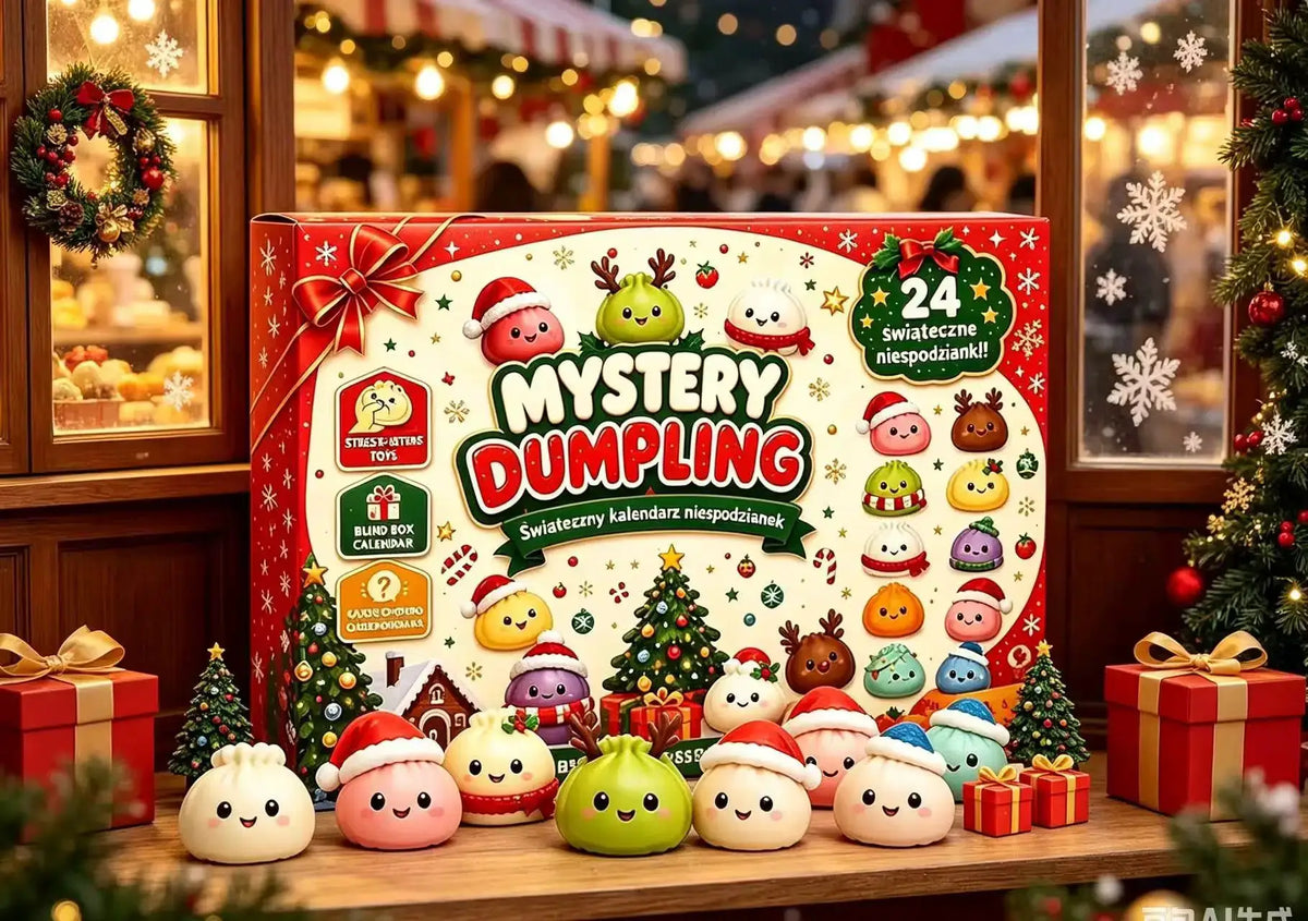 Squishy Advent Calendar | 24 Day | Snowman | Slow Rebound | Dumpling