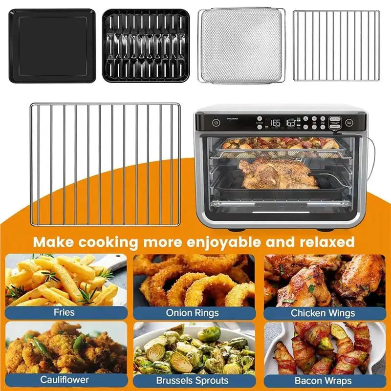 Air Fryer Rack | Ninja Foodi DT201 DT251 Compatible | Stainless Steel | 2 Pack