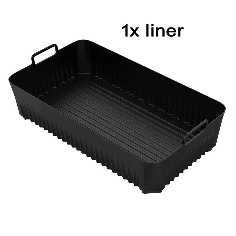 Air Fryer Silicone Liners | Rectangle 3.5 Qt | Ninja DZ071 AF500UK Compatible