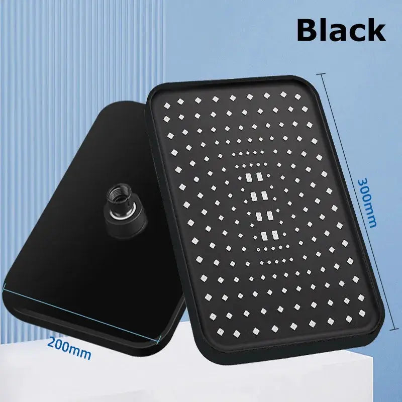 Shower Head | 12 Inch ABS High Pressure Rainfall | 360 Degree Adjustable Nozzle from PriceLows™