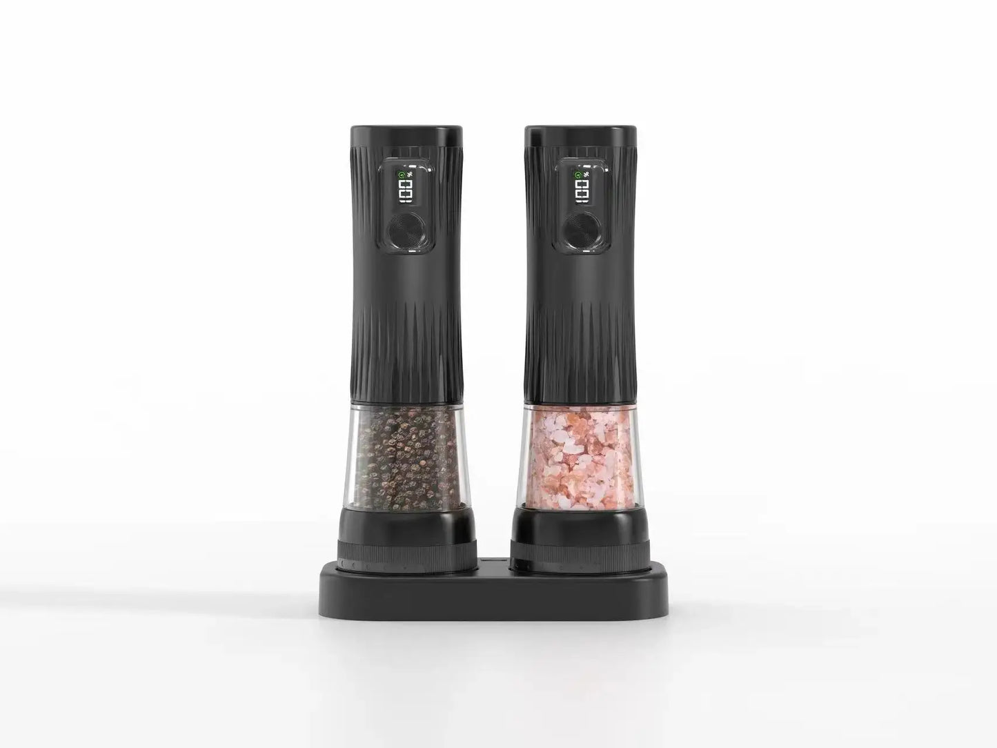 Electric Salt And Pepper Grinder Set | USB Rechargeable | Ceramic Mills