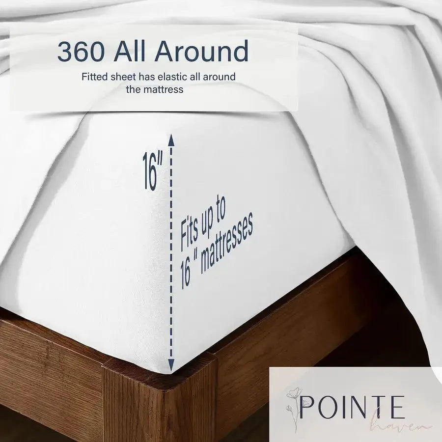 Heavy Weight Flannel Sheet Set, Queen, Snow Flakes Warm amp Cozy 100 Cotton Flannel PreShrunk 170 GSM Deep Pockets Easy Fit Elas from PriceLows™