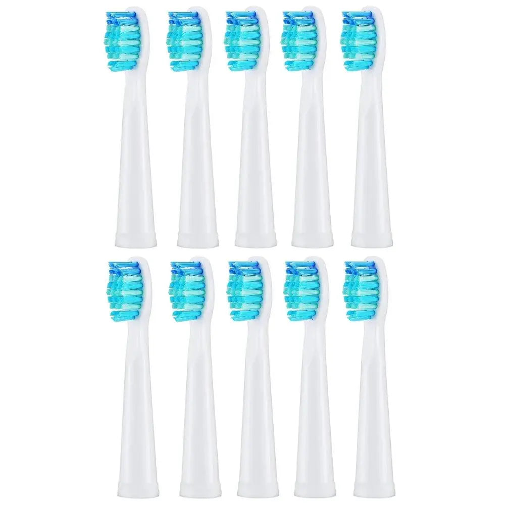 10 Pcs Replacement Brush Heads For Seago/Fairywill Electric Toothbrush Head Dupont Bristle Brush Refill Efficient Tooth Cleaning from PriceLows™