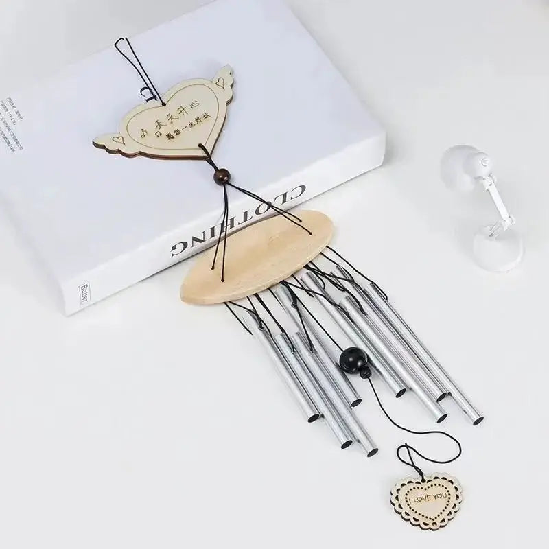 1PCS Outdoor Metal Wind Chimes Yard GardenBell Wind Chime Window Bells Wall Hanging Decorations Home Decor wooden wind from PriceLows™