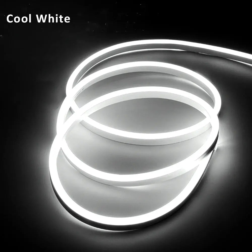4X10mm LED Neon Flexible Strip Light 24V SMD2835 120LEDs IP67 Silicone Tube Lamp Waterproof 5M 10M 100M Flex Rope Sign Lighting from PriceLows™