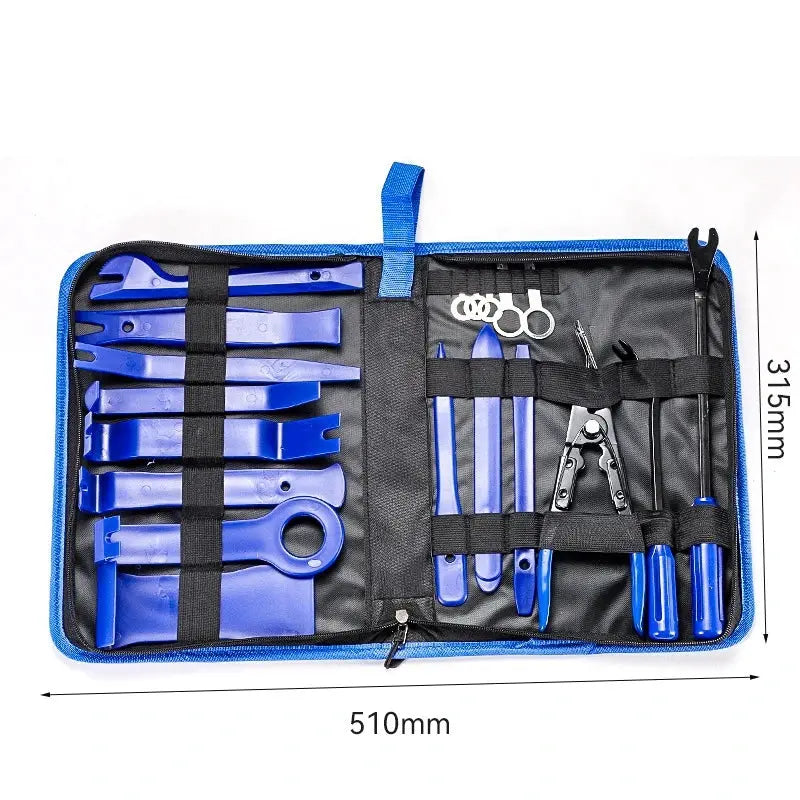 19Pcs Trim Removal Tool Set & Clip Plier Upholstery Remover Nylon Car Panel Removal Set with Portable Storage Bag from PriceLows™