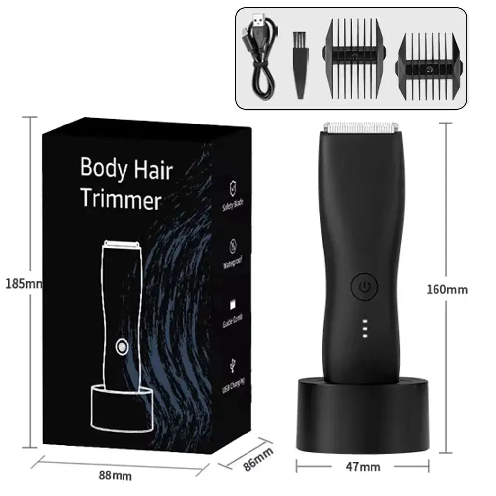 Electric Body Hair Trimmer | Waterproof Design | Type-C Recharge | Unisex Use