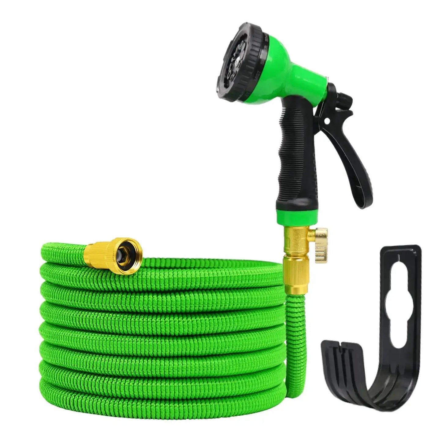 GardenJoy 50-100FT Expandable Garden Hose with Holder &10 Spray Nozzle 3/4 inch Flexible water hose Home Garden Watering Hose from PriceLows™