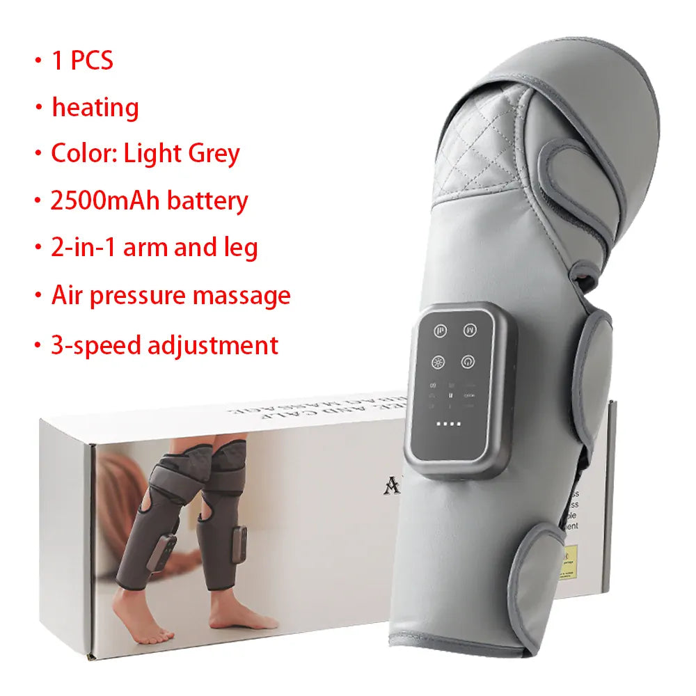 Cordless Leg Massager | Heating Air Compression | 3 Speed