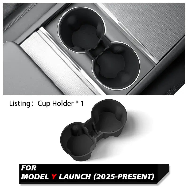 For Tesla Model Y Juniper 2025 Armrest Organizer Hidden Box Center Console Storage Box Trays For Tesla Highland 2025 from PriceLows™