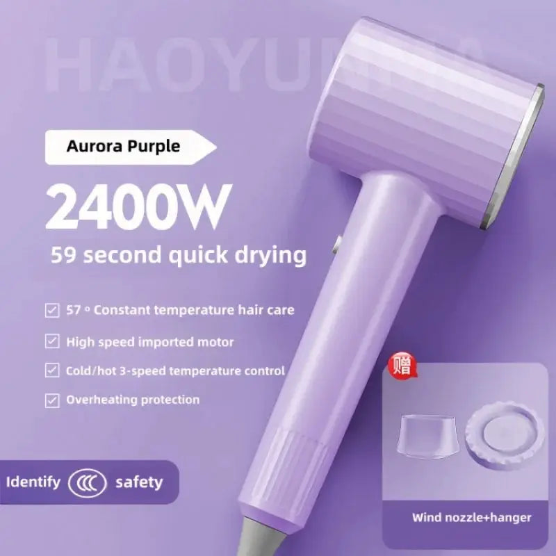 Wall Mounted Hair Dryer | 2400W | Hot And Cold Air | With Magnetic Holder