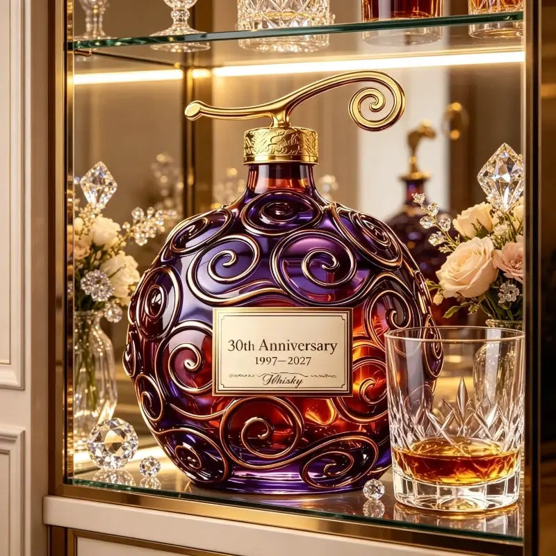 Anime Devil Fruit 30th Anniversary Glass Liquor Decanter Collectible Barware Home Decor from PriceLows™