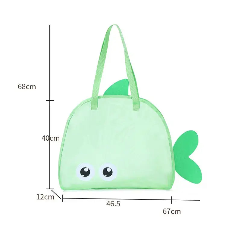 Summer New Travel Beach Bag, Children's Cartoon Toy Storage Bag, Swimsuit Storage Bag, Big-Eye Handheld Toiletry Bag from PriceLows™