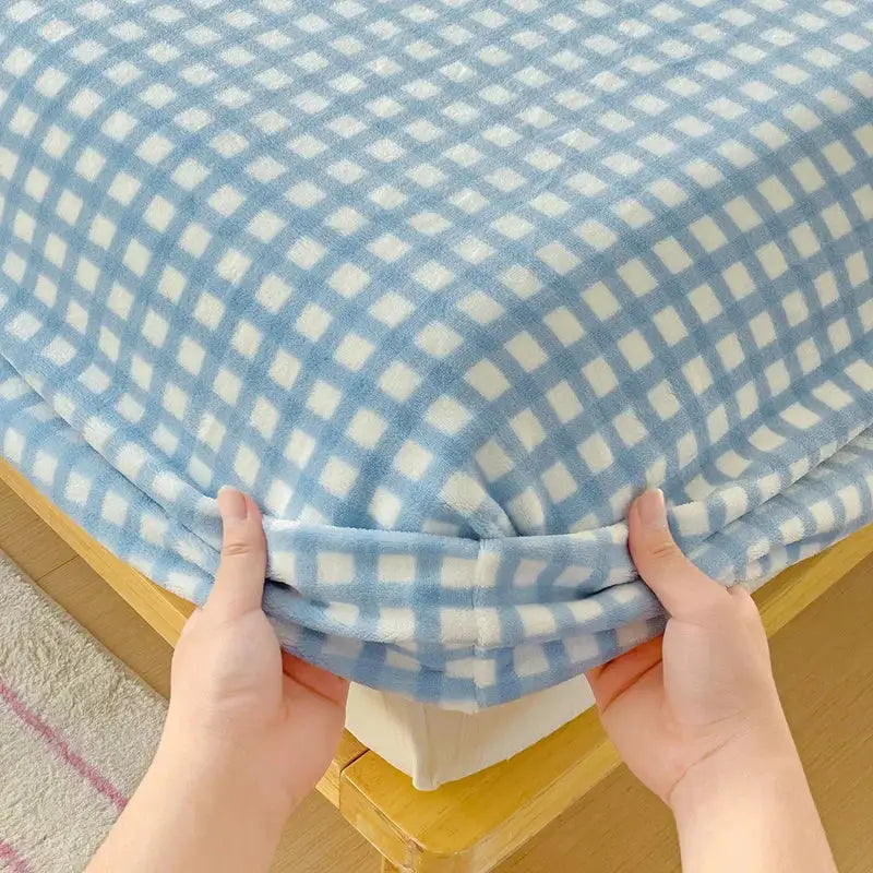 Flannel Fitted Sheet | Deep Pocket 25cm | Fade Resistant | Single To King