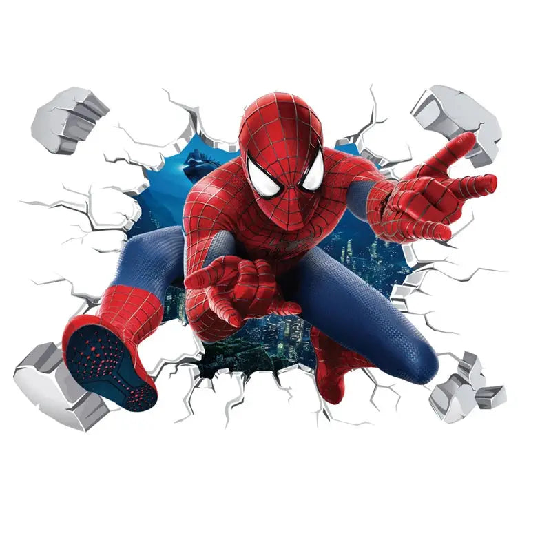 Wall Stickers | Avengers 3D Theme | Living Room Decor | One Size