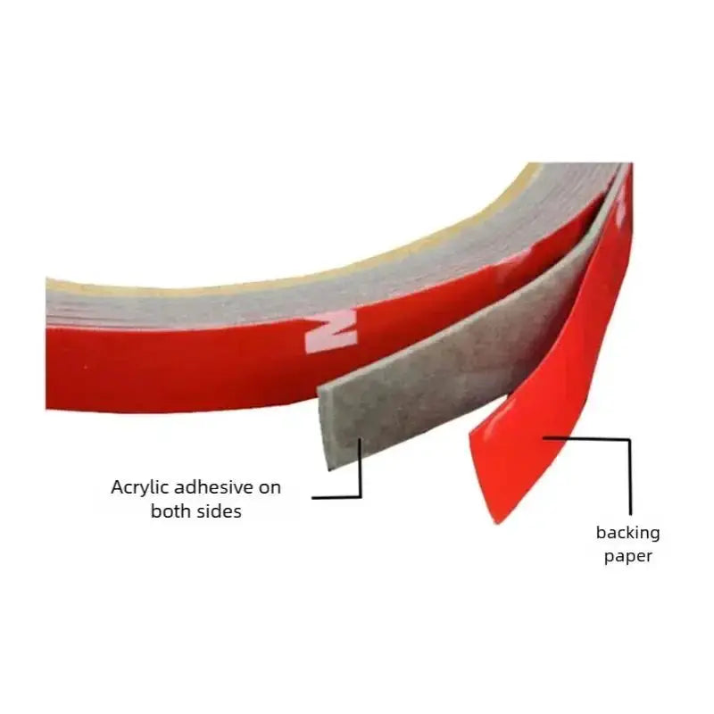 Double Sided Tape | 300cm Acrylic Foam | High Temp Rated | Gray Roll