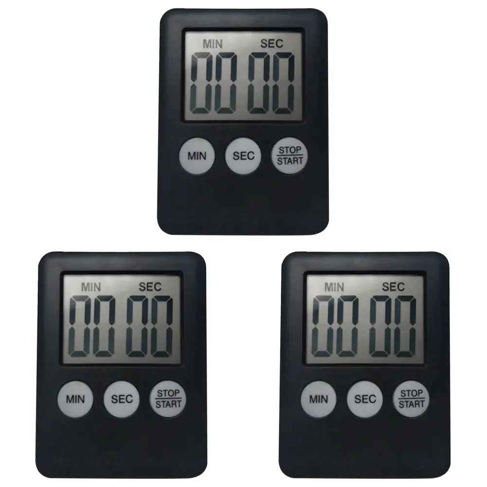 10-1PC Mini Electronic Timer Stopwatch LCD Display for Sports Exercise Baking Cooking Digital Timer Multi-Function Kitchen Timer from PriceLows™