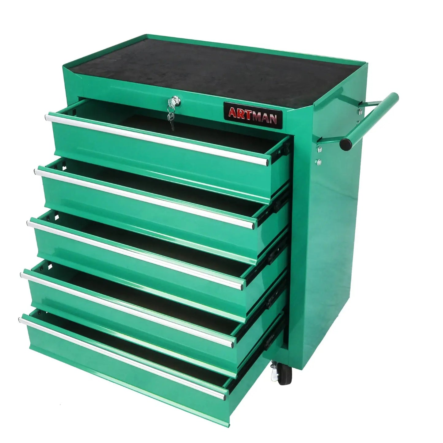 Rolling Metal Tool Chest with 5 Drawers, 20" 5-Drawer Tool Chest Cabinet with Ball Bearing Drawer Slides, Steel Tool Storage Box from PriceLows™