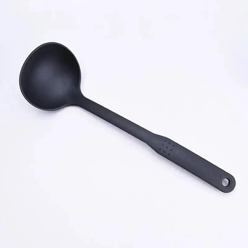1Pc/7Pcs Straight Nylon Kitchen Cookware Set Non-Stick Pans Utensil Set Turner, Soup Ladle, Skimmer Set from PriceLows™