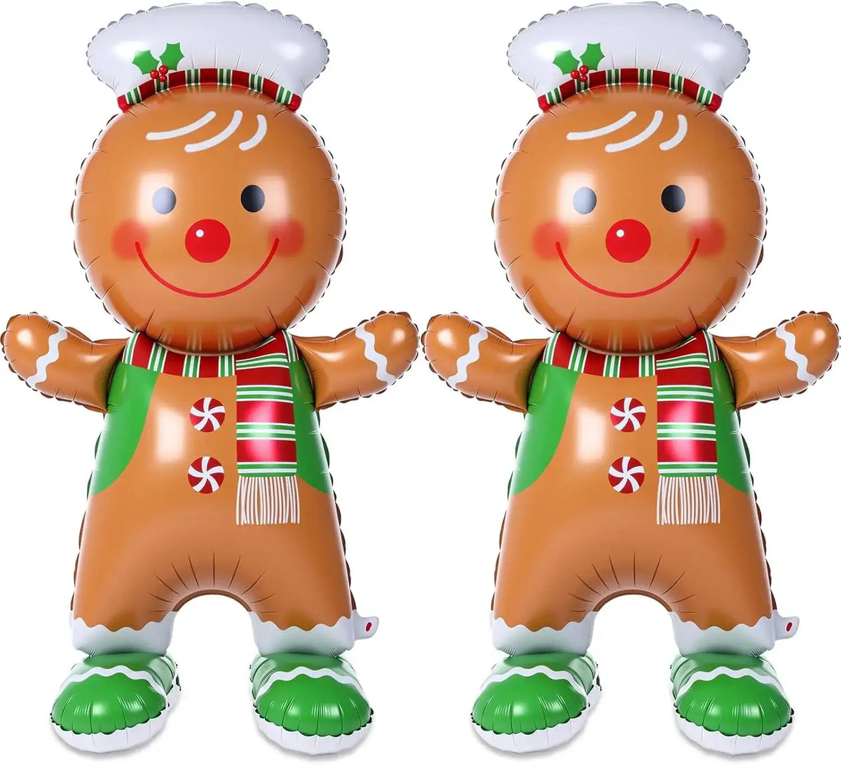 Giant Santa Claus Balloons | 61 Inch | 2 Pack | With Base