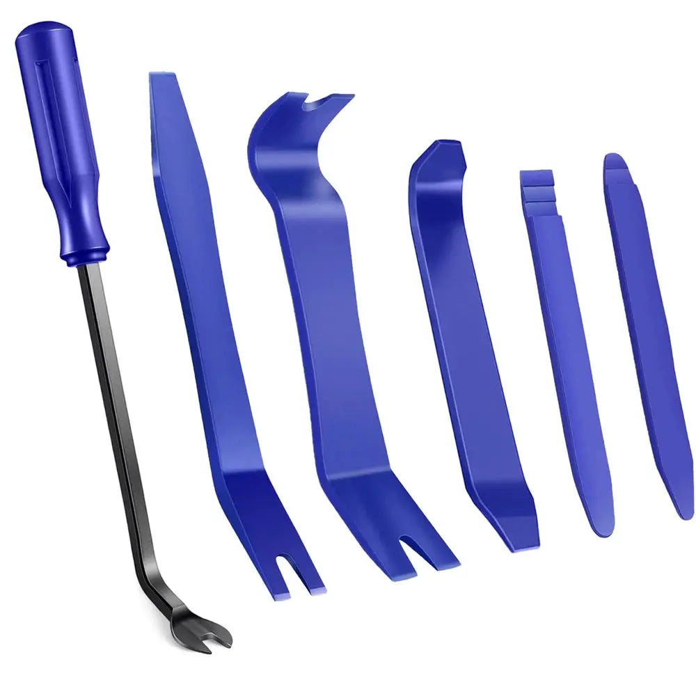 5/6Pcs Trim Removal Tool Set Car Pry Tool Kit Car Panel Door Audio Trim Tool Installer Pry Kit for Vehicle Dash Radio Audio from PriceLows™
